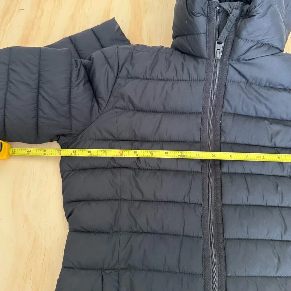 Abercrombie & Fitch Puffer Jacket Women’s M Black Hooded Quilted Casual Coat